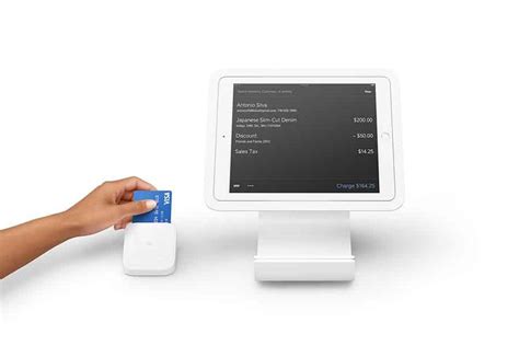 square point of sale terminal.